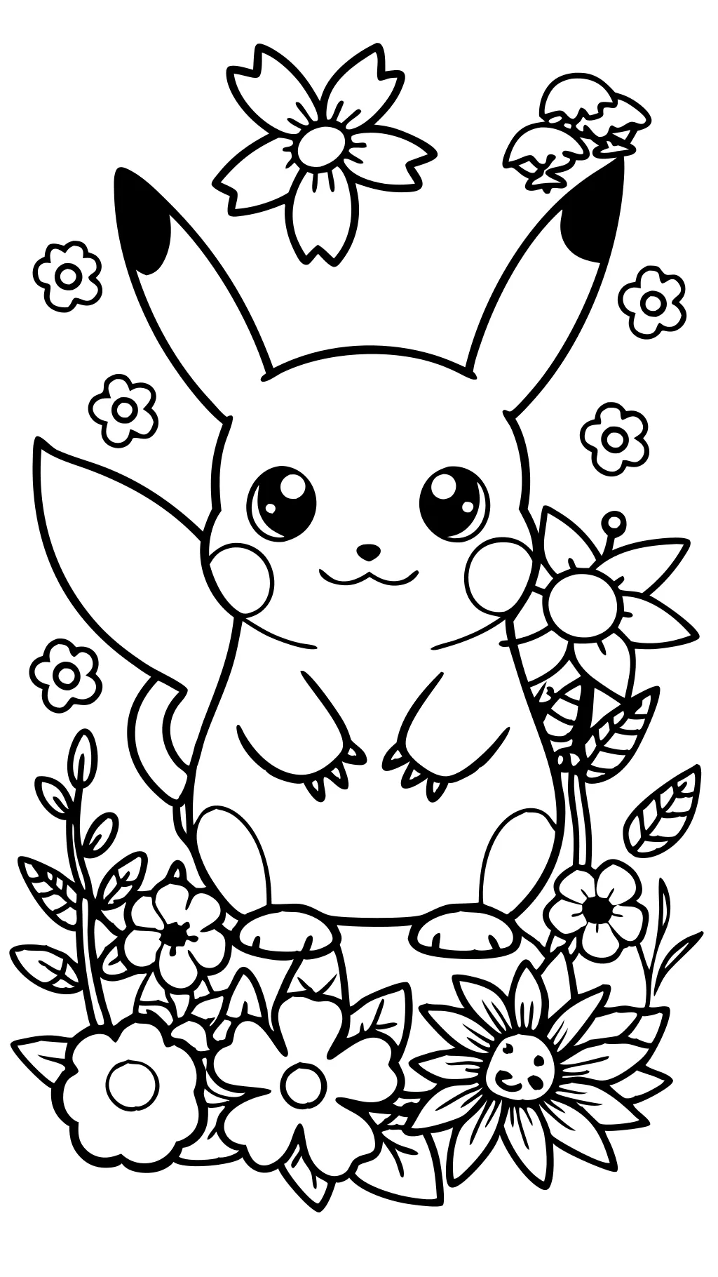 pages de couleur pikachu